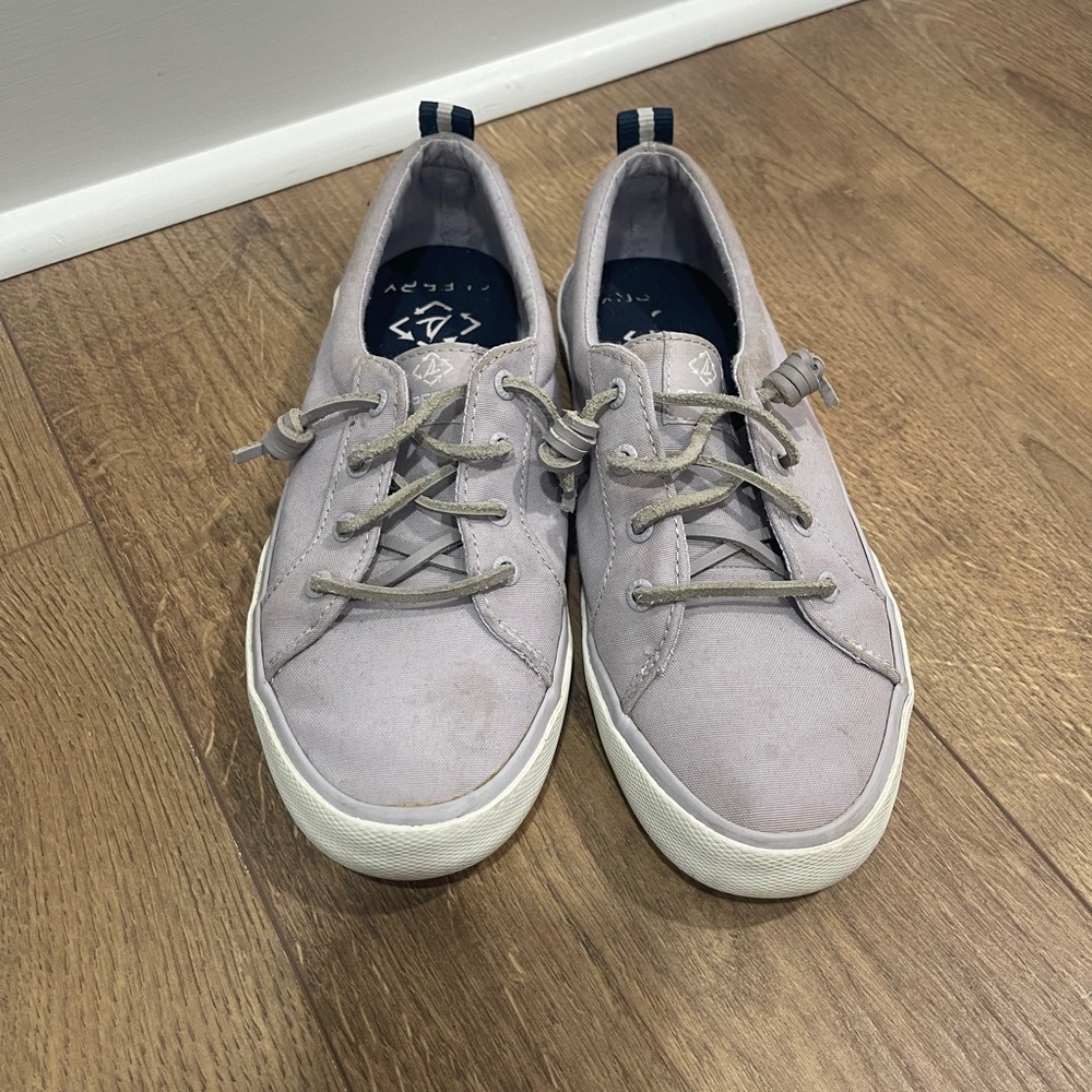 Sperry Light Purple Sneakers with White Soles